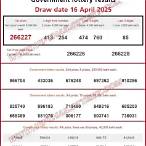 thai lottery results today